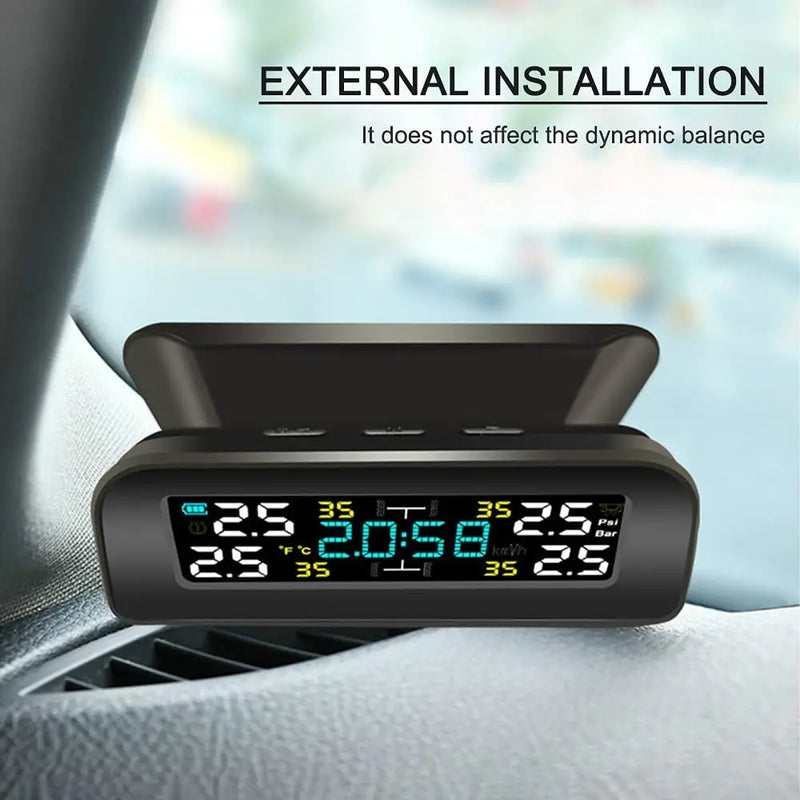 Sistema de Monitoramento de Pressão dos Pneus TPMS Universal Infinity