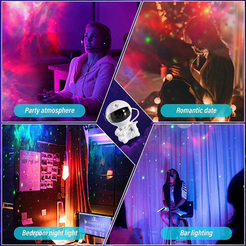 Astronauta Galaxy Projetor Infintiy