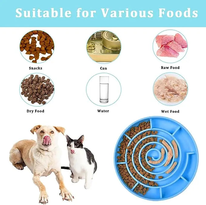 Tigela de Comida Slow Food para Pets Infinity