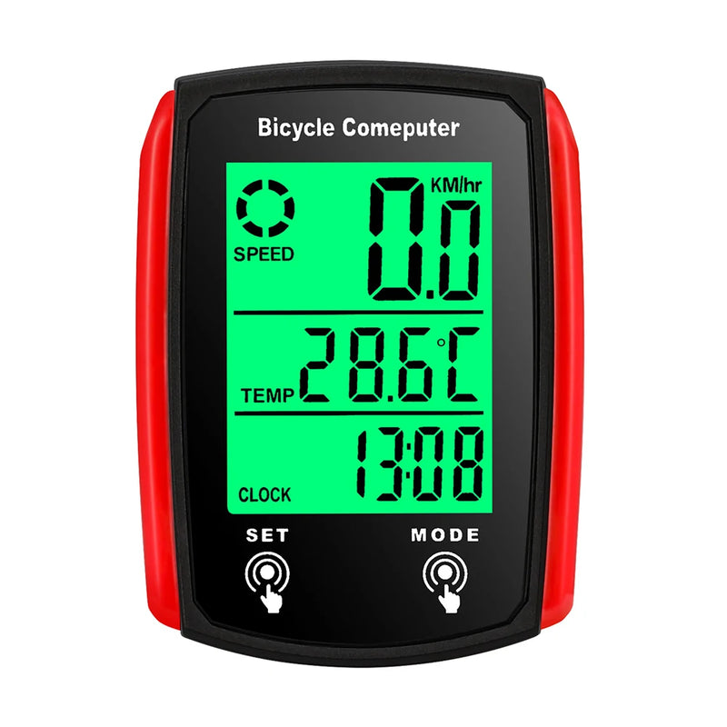 Computador de Bicicleta LCD Digital com Fio Infinity