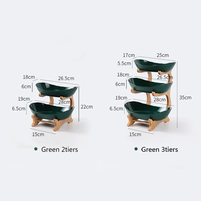 Fruteira de Mesa - Cesta Organizadora Bambu Infinity